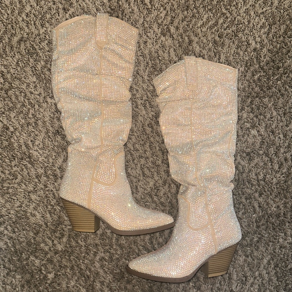Rhinestone cowgirl boots